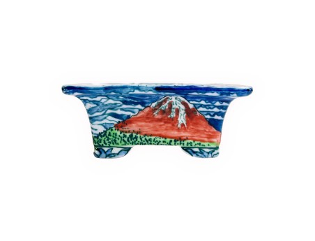 Vaso - Uematsu Tosui - Monte Fuji - 9 cm