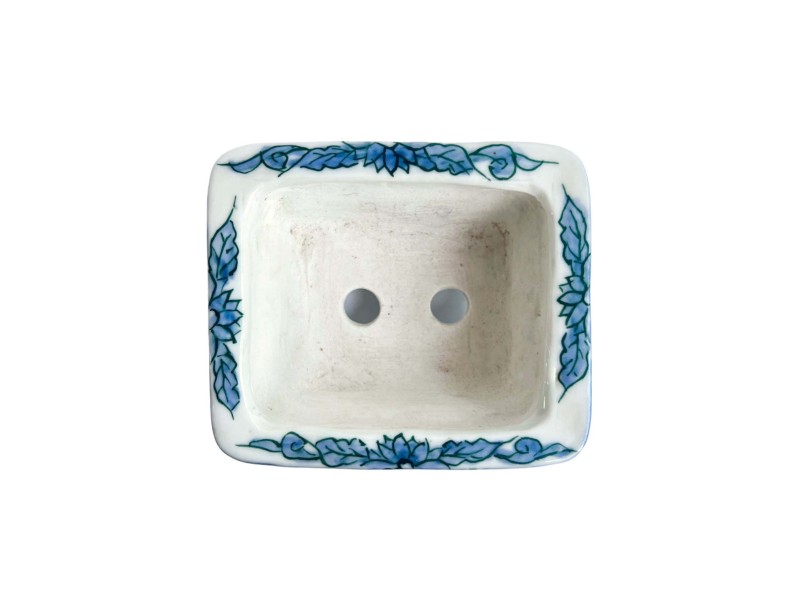 Uematsu Tosui pot - The city in the early morning - 9 cm