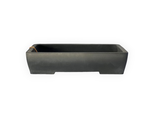 Tokoname - Suisho-en - Grès rectangulaire de 41 cm