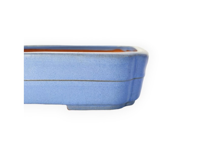 Tokoname - Yamafusa - 43 cm rechthoekig lichtblauw