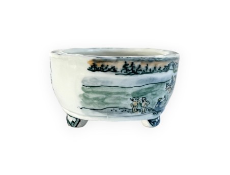 Vaso - Tosui - Attraverso il fiume - 10,5 cm