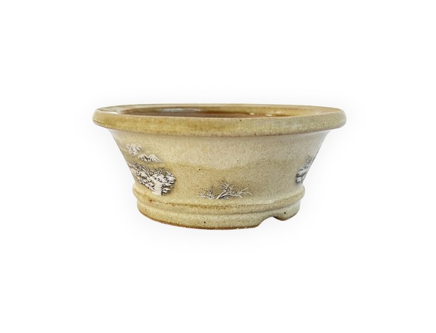Vaso - Shunzaido - Paesaggio innevato - 12 cm 2
