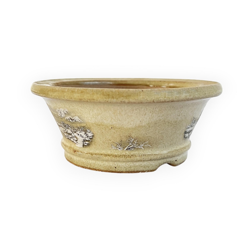 Pot - Shunzaido - Paysage enneigé - 12 cm