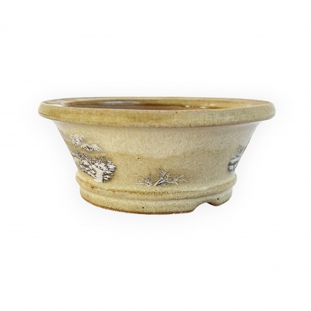 Pot - Shunzaido - Paysage enneigé - 12 cm