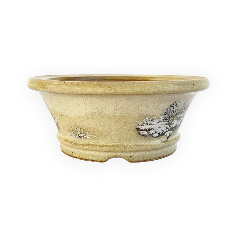 Pot - Shunzaido - Paysage enneigé - 12 cm
