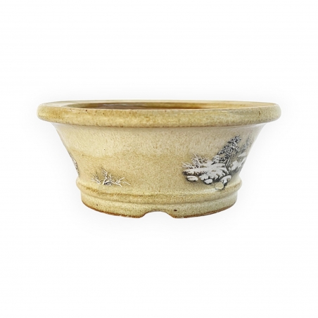 Pot - Shunzaido - Paysage enneigé - 12 cm