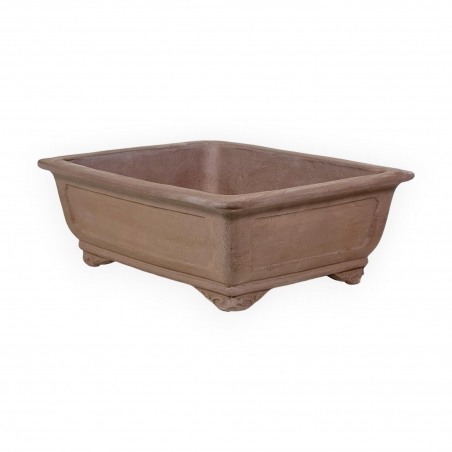 Pot 37 cm rectangular grès