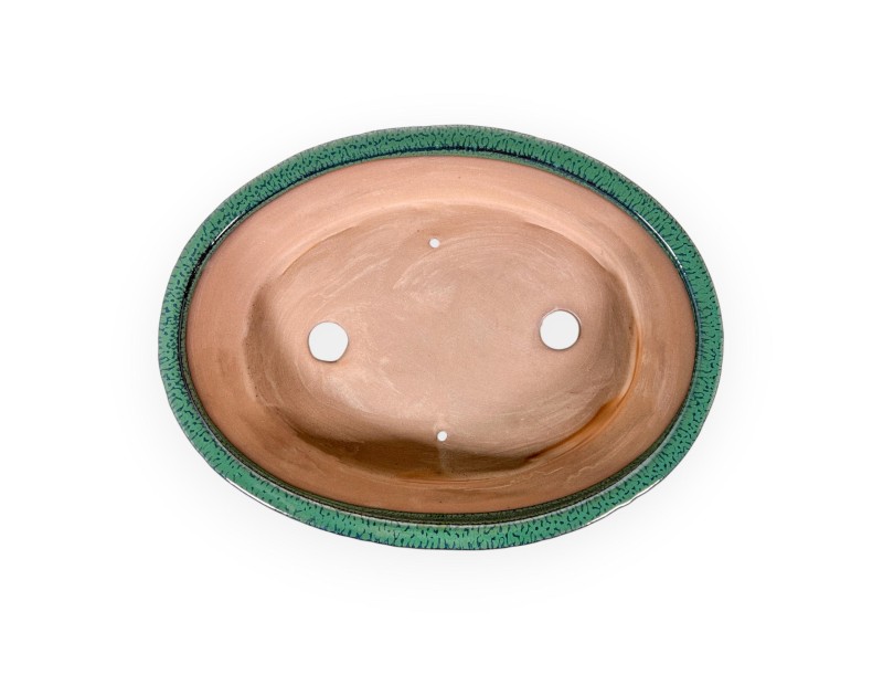 Pot 26,5 cm ovale vert