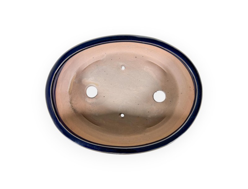 Pot 26,5 cm ovale bleu