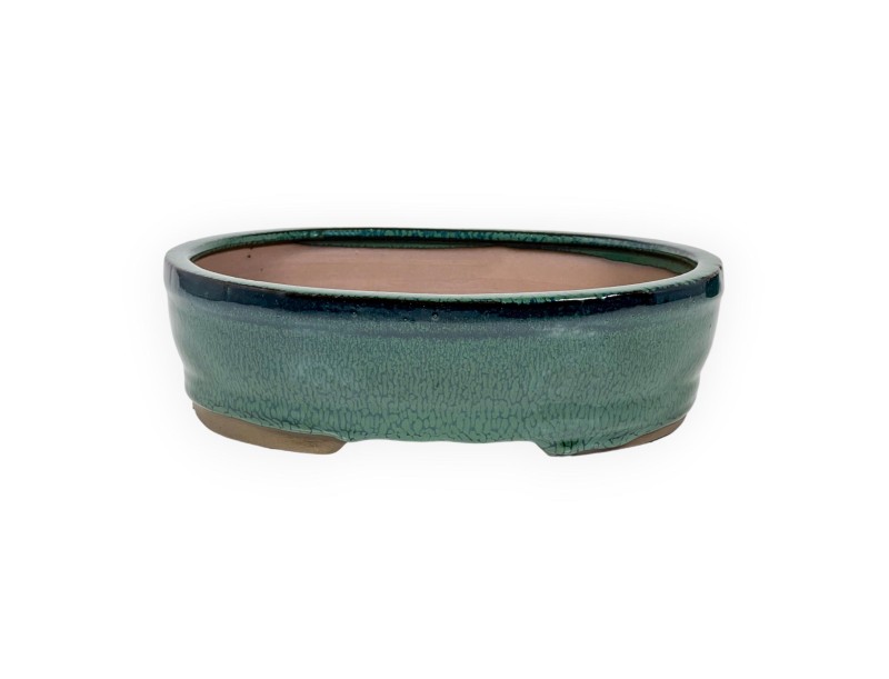 Pot 21,5 cm ovale vert