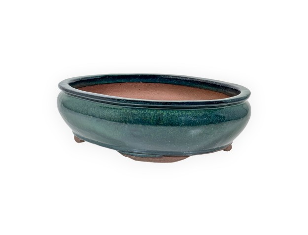 Pot 34,5 cm ovale vert 2