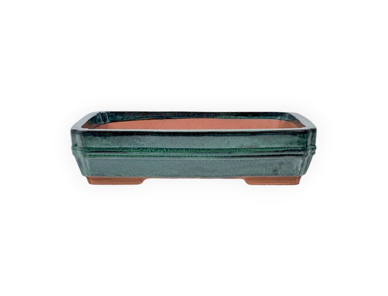 Pot 36 cm rectangulaire vert