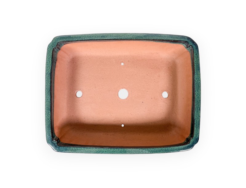 Pot 36 cm rectangulaire vert