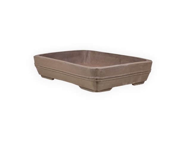 Vaso 36 cm rettangolare grès 2