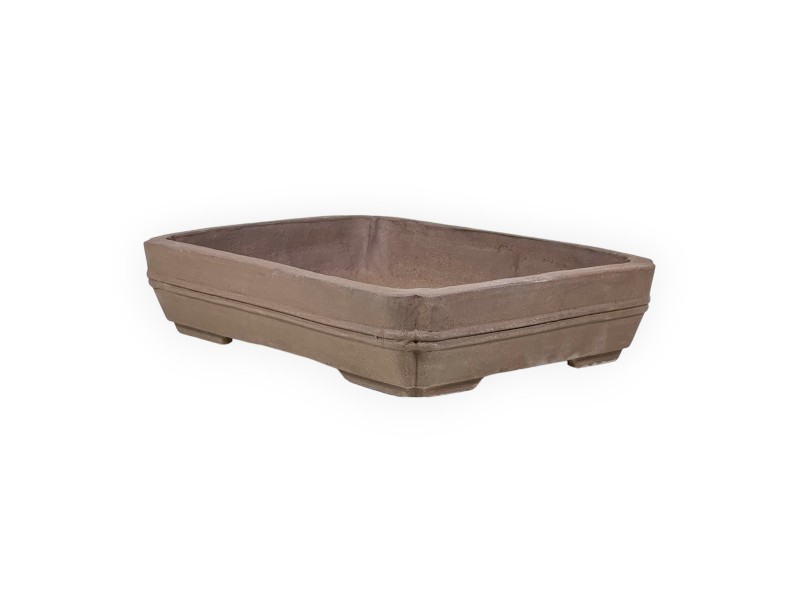 Pot 36 cm rectangular grès