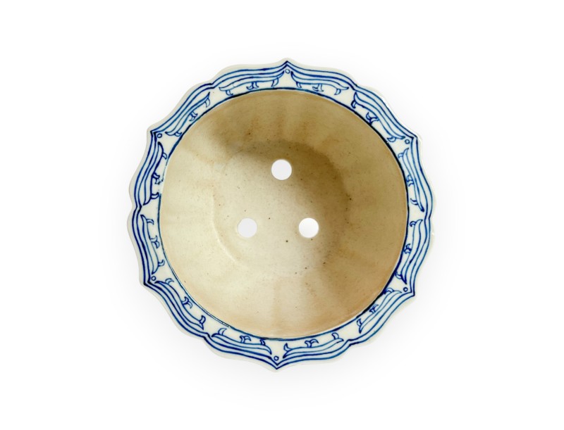 Pot - Xu Lei Nuo - Motif floral - 12 cm