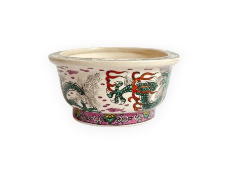 Pot - Xu Lei Nuo - Dragons Chinois - 12,5 cm