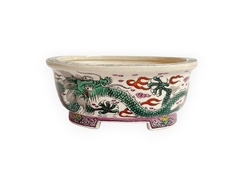 Vaso - Xu Lei Nuo - Dragoni Cinesi - 12,5 cm