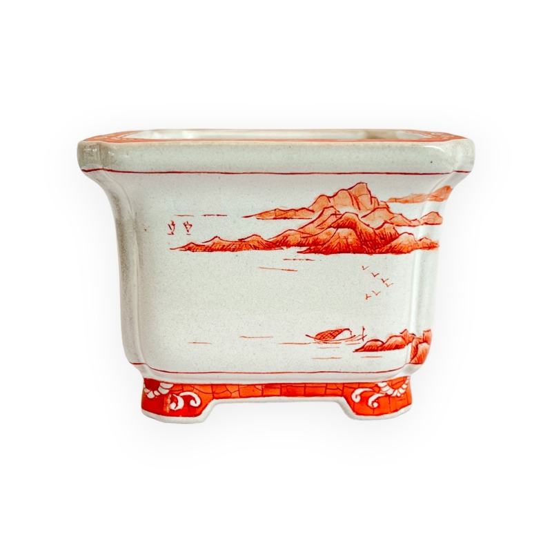 Pot - Xu Lei Nuo - Landscape on the sea - 9,5 cm