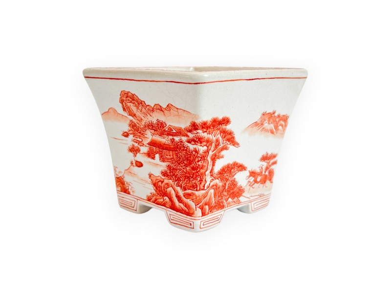 Vaso - Xu Lei Nuo - Paesaggio - 8,5 cm