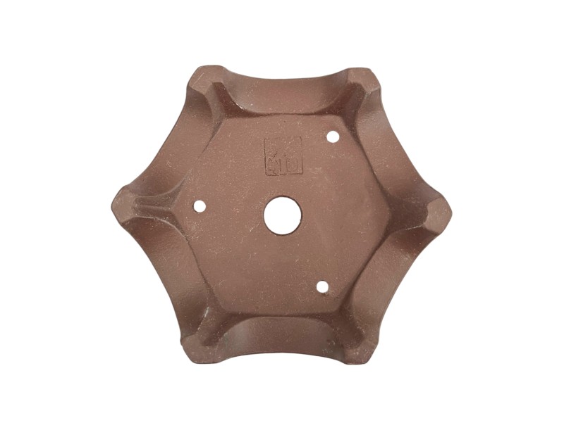 Vaso 12 cm esagonale grès