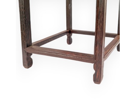 Tavolino quadrato in legno - 14 cm