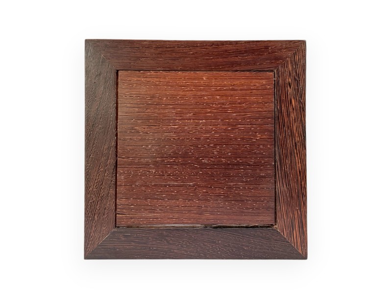 Tavolino quadrato in legno - 17 cm