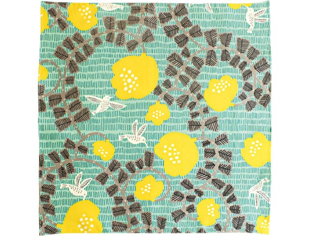 Furoshiki 45 cm Hummingbird light blue