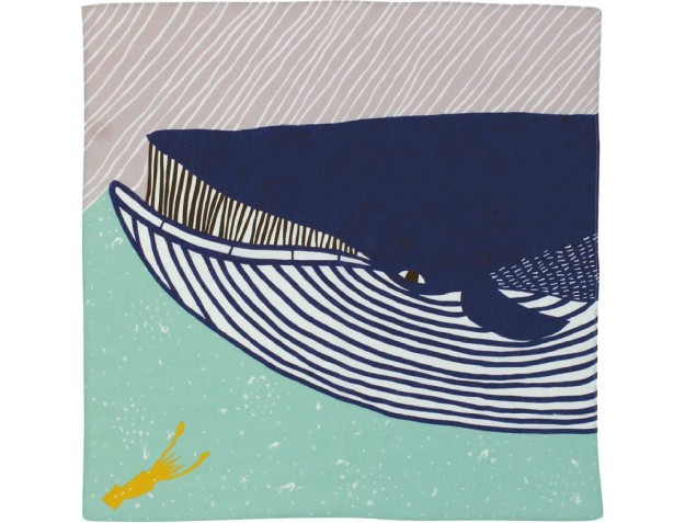 Furoshiki 50 cm - Kata Kata - Blauwal