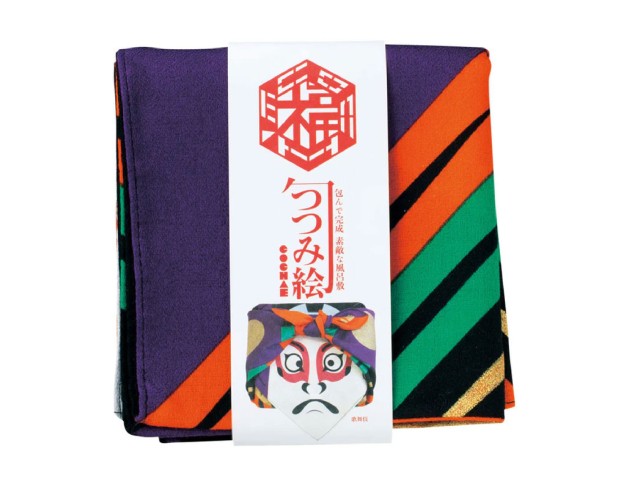 Furoshiki 48 cm - Fuku Cochae - Zwarte Kabuki 2
