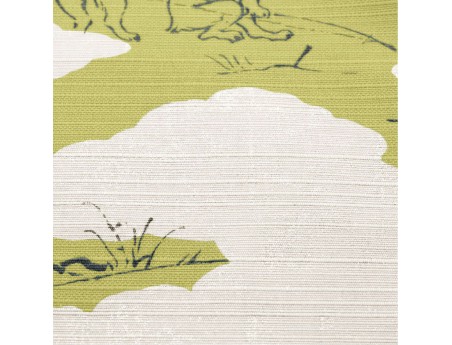 Furoshiki 48 cm - Choju jinbutsu giga - Rabbits, frogs and monkeys among clouds