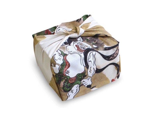 Furoshiki 68 cm - Fujin Raijin - Nuage de bon augure 2