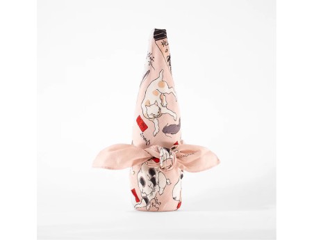 Furoshiki 104 cm - Gatos como las cincuenta y tres estaciones del Tokaido