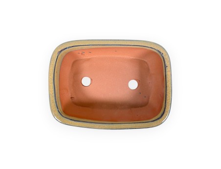 Maceta 18,5 cm rectangular verde oliva