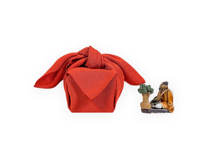 Bonsaist Statue & Furoshiki 45 cm Set