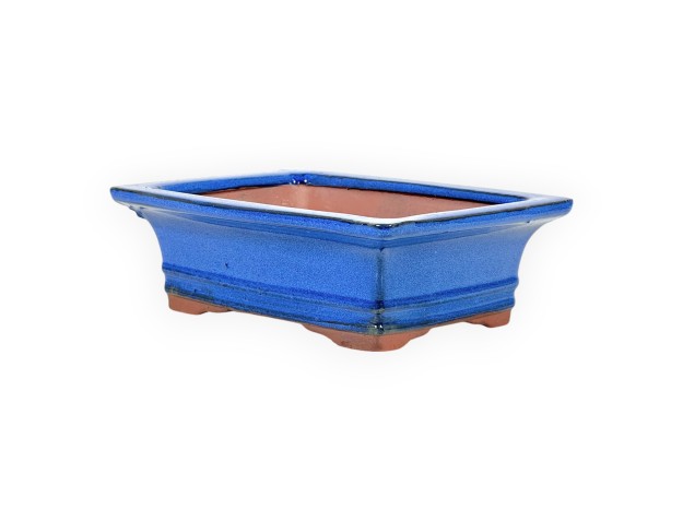 Topf 17,5 cm Rechteckige blaue 2