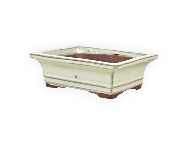 Pot 17,5 cm rectangulaire beige 2
