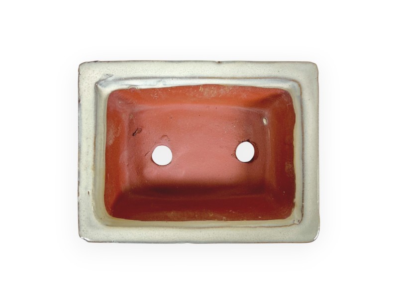 Pot 17,5 cm rechthoekige Beige