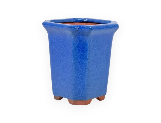 Maceta 8,5 cm cuadrado azul 2