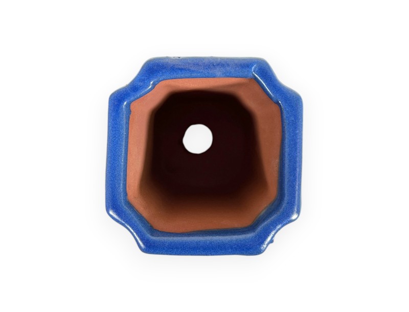 Topf 8,5 cm Quadratische Blaue