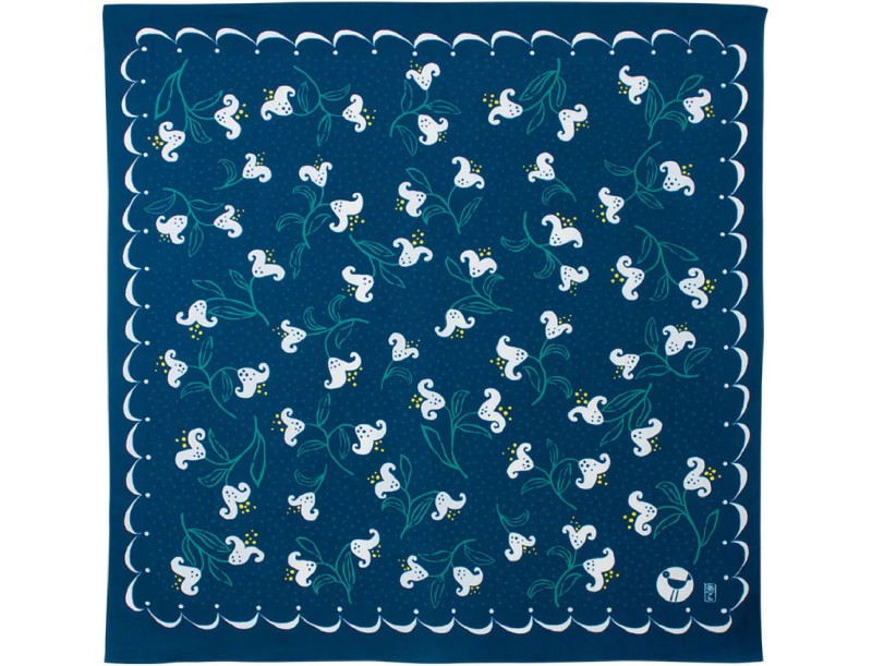 Set Furoshiki Lelie & wit handgrepen