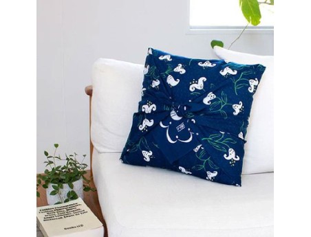 Furoshiki Lily & white Handles Set