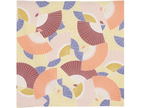 Set Abanicos Furoshiki & asas marrones