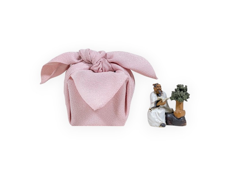 Set Bonsaist Statue & Furoshiki 45 cm