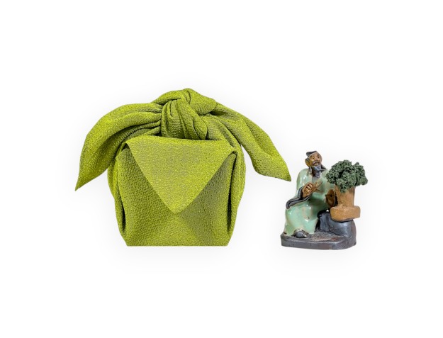 Set Bonsaist Statue & Furoshiki 45 cm