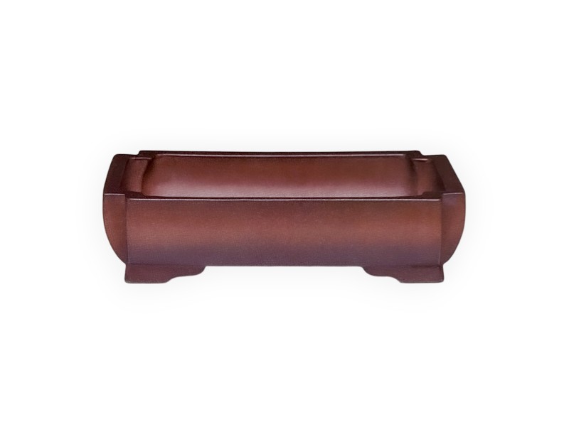 Vaso 27 cm rettangolare grès