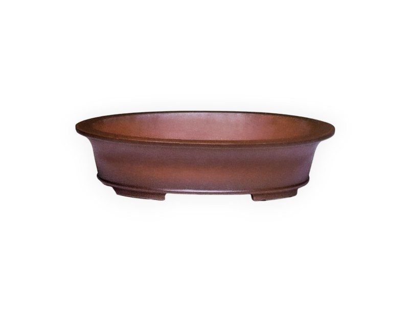 Maceta 55,5 cm oval grès