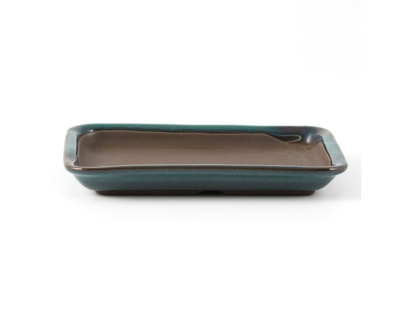Plato 15,8 cm rectangular verde