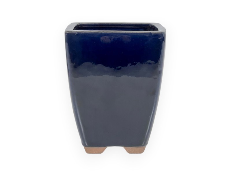 Topf 11,5 cm quadratisch blau