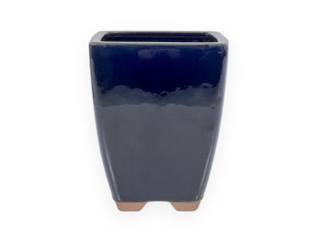 Vaso 11,5 cm quadrato blu